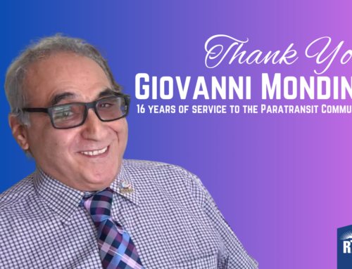 Giovanni Mondino: 16 years of service to the paratransit community